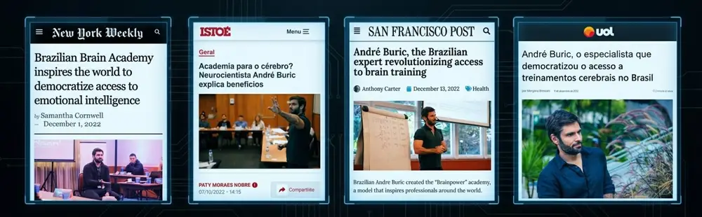 Cobertura de mídia — New York Weekly, ISTOÉ, San Francisco Post, UOL