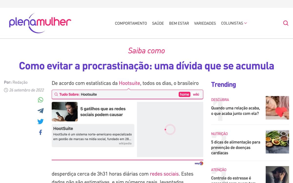 Thumbnail: Procrastinação: por que adiamos e como o cérebro reage
