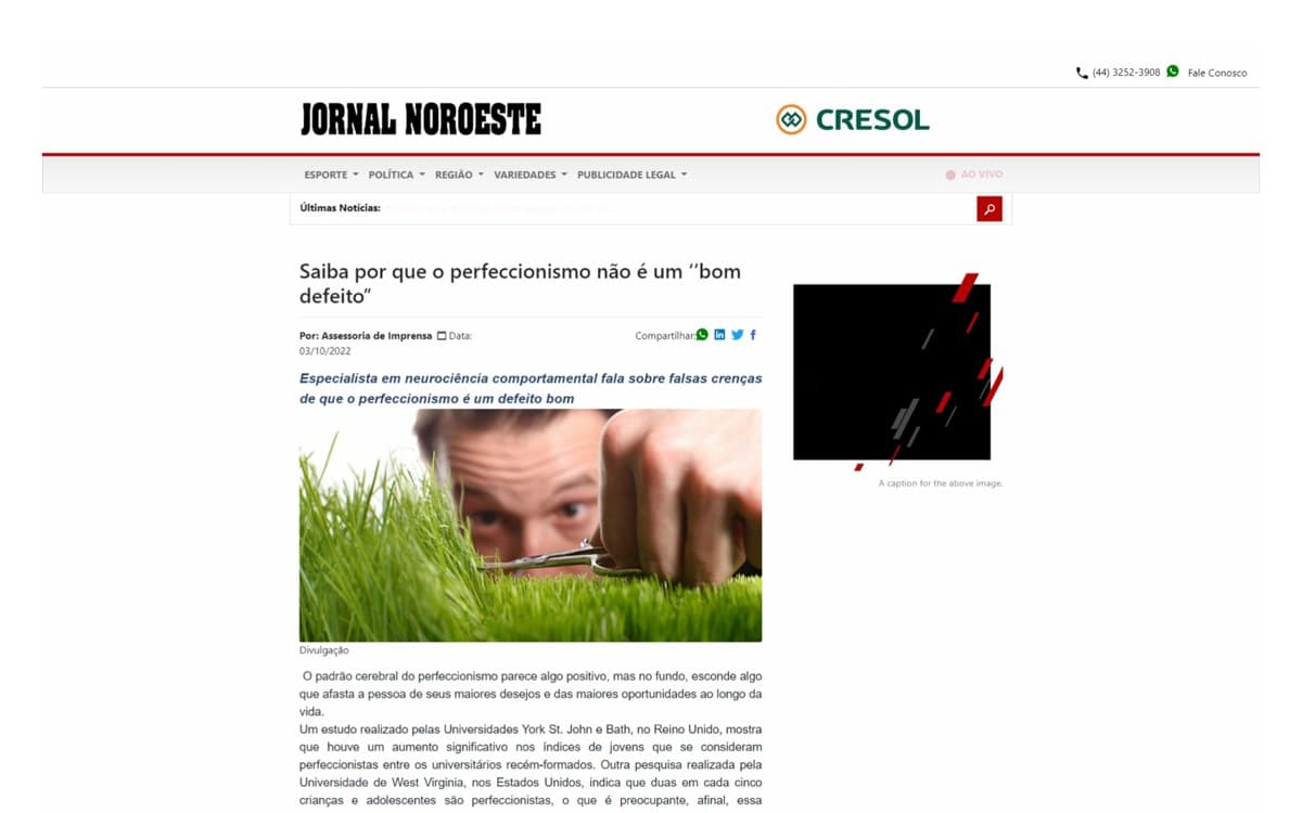 Thumbnail: Perfeccionismo: como o cérebro lida com a busca pelo ideal