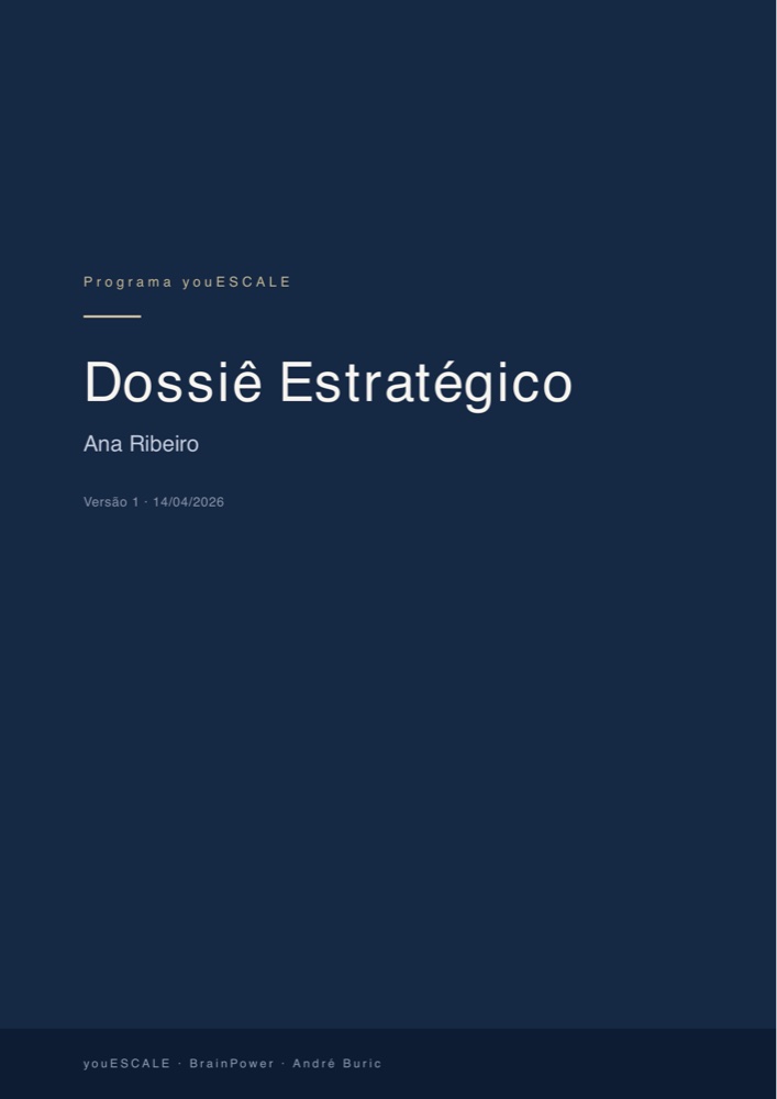 Capa do Dossiê Estratégico (exemplo ilustrativo)